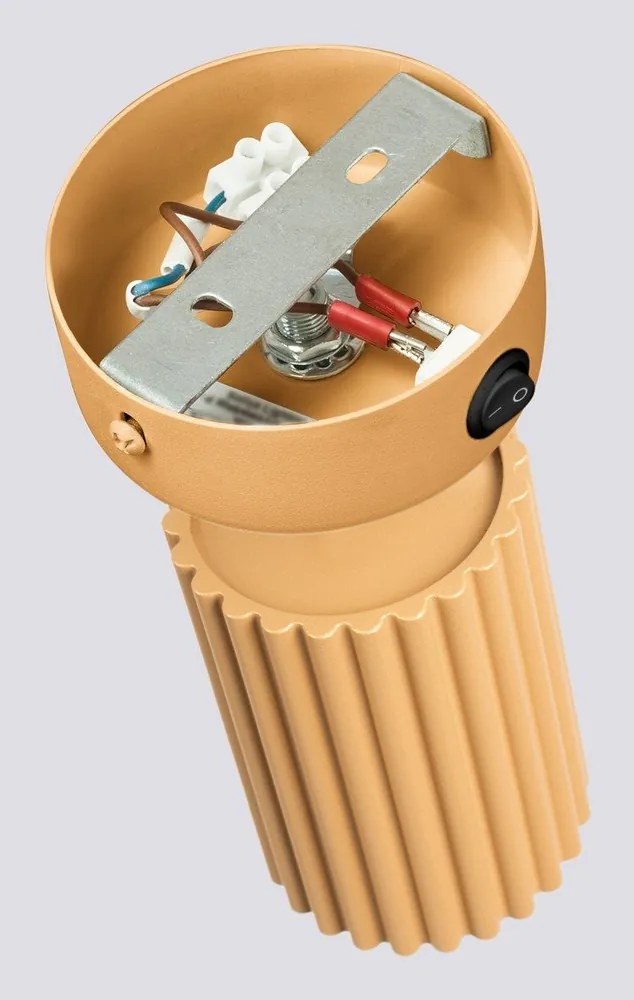 Bodové svietidlo v zlatej farbe 8x16 cm Gleam – Sollux