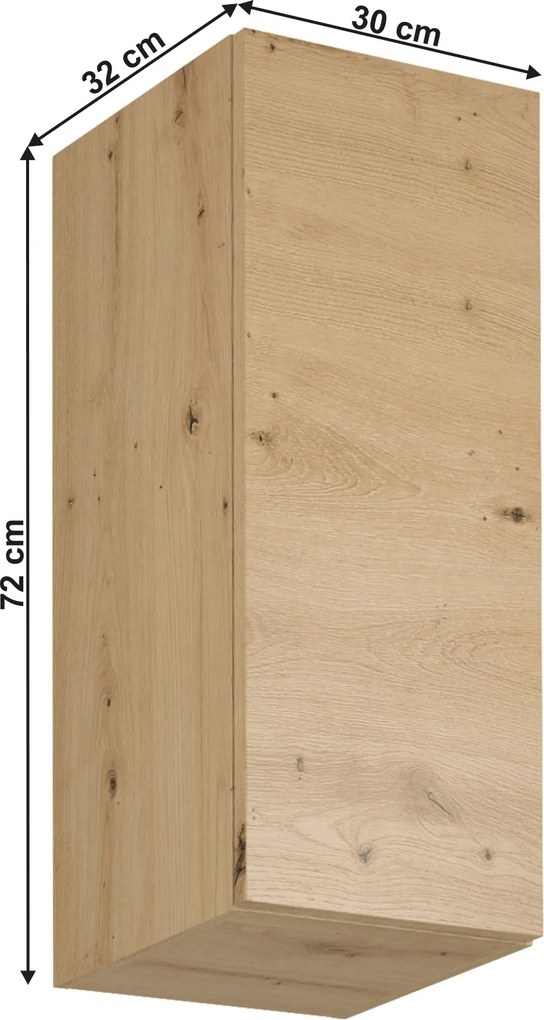 Horná kuchynská skrinka G30 Langari (dub artisan) (L). Vlastná spoľahlivá doprava až k Vám domov. 1016836