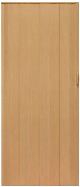 Skladacie dvere 004-100-02 svetlý dub 100 cm