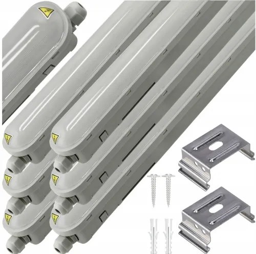 6x hermetická LED lampa PILA 120 cm 36 W 4000 lm 4000 K LEDINAIRE IP65