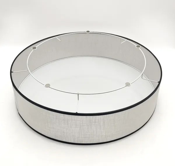 Brilagi - LED Stropné svietidlo BELLADONNA 3xE27/15W/230V pr. 50 cm biela/dub