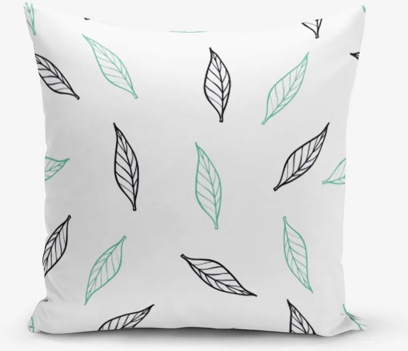 Obliečka na vankúš s prímesou bavlny Minimalist Cushion Covers White Tea, 45 × 45 cm