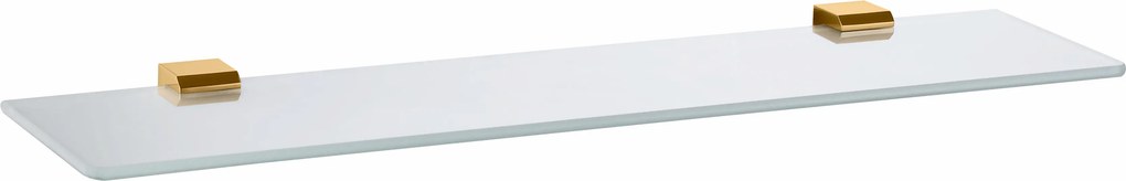 Slezák - RAV Polička sklenená 600 mm NIL - NLA0900/60ZK, Zlatá kartáčovaná