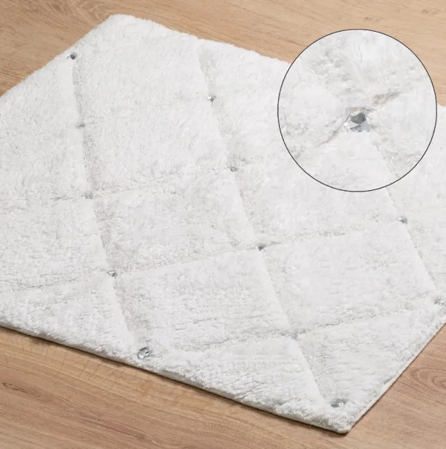 Kúpeľňový koberček CHIC 2 biely