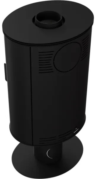 Kratki AB S N DR - Krbové oceľové kachle 8kW 150mm