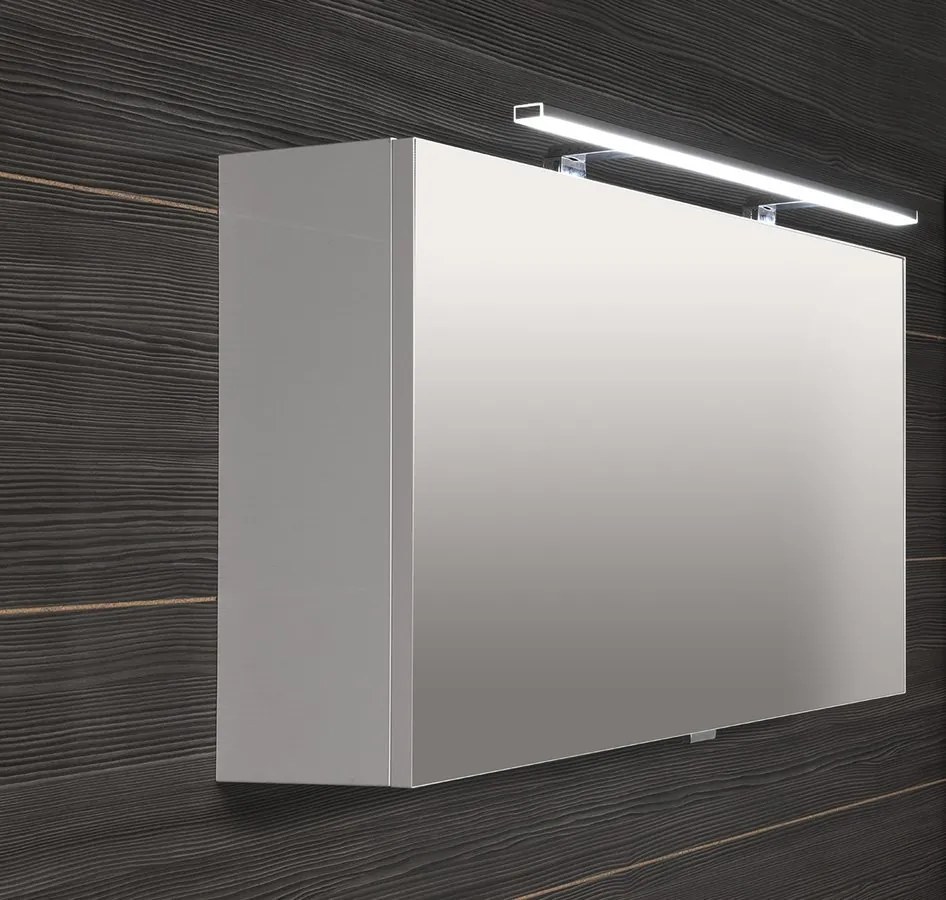 Sapho Sapho, CLOE galérka s LED osvetlením, 100x50x18cm, biela, CE100-0030