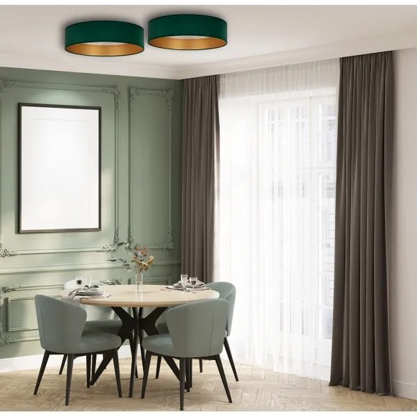 Brilagi - LED Stropné svietidlo VELVET STAR LED/24W/230V pr. 40 cm zelená/zlatá