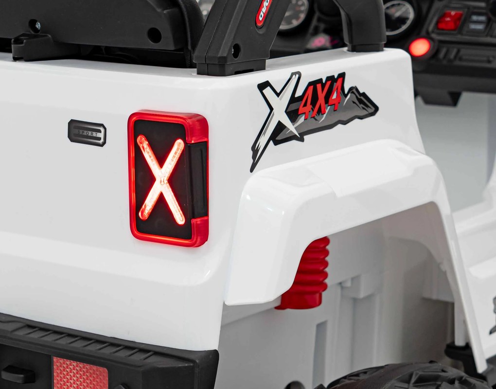 RAMIZ Elektrická autíčko OFF ROAD Speed - biele - 4x35W- BATÉRIA - 2x12V7Ah - 2024