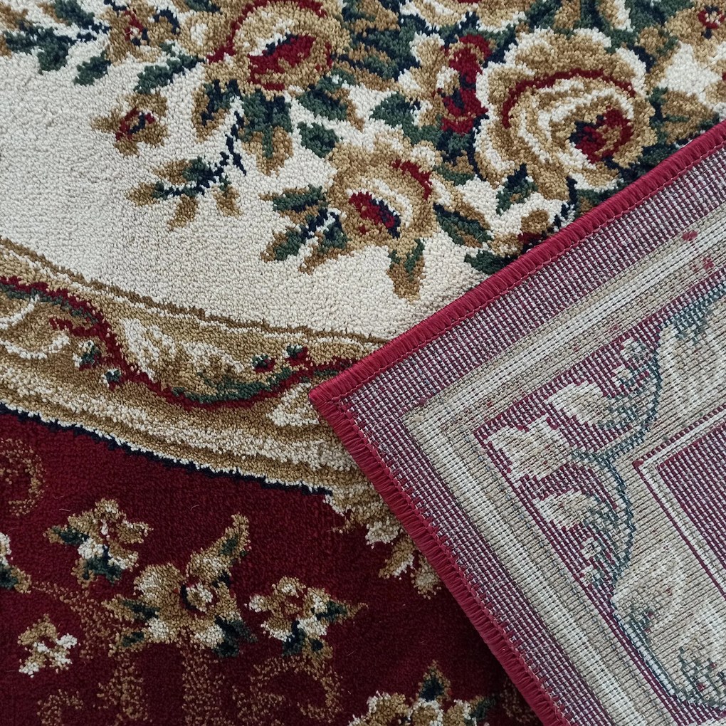 DY Červený koberec s orientálnym vzorom Exclusiv 04 N Rozmer: 300x400 cm