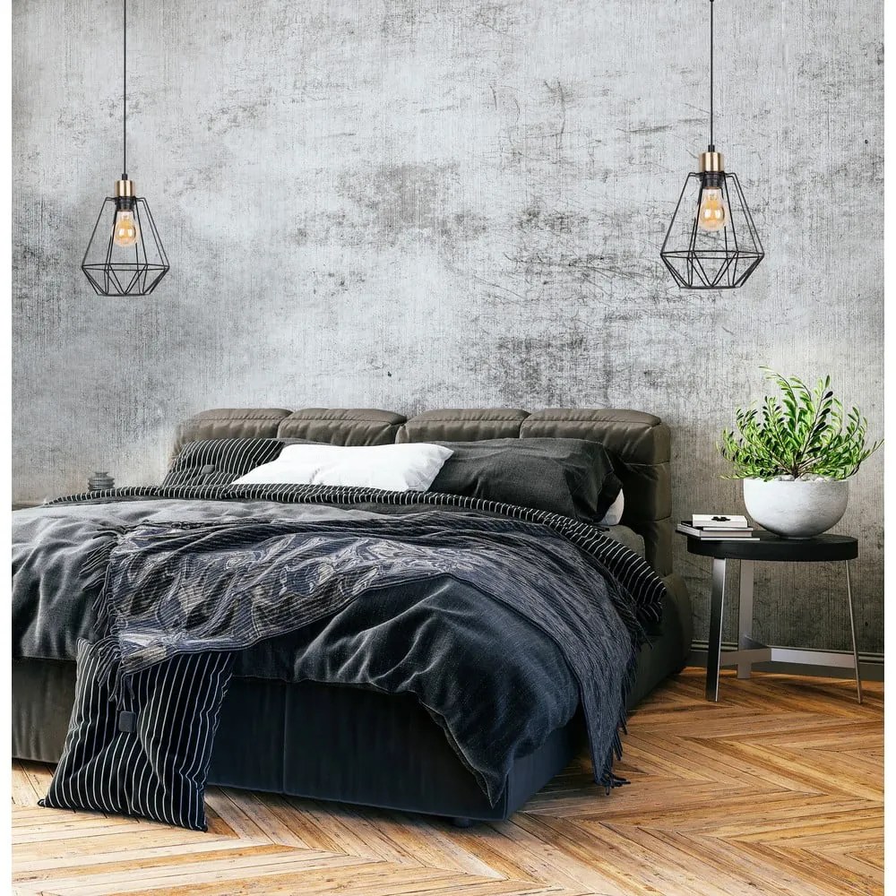 Čierne kovové závesné svietidlo ø 19 cm Primo - Candellux Lighting