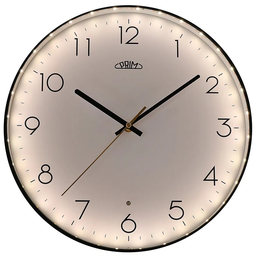 Nástenné hodiny PRIM Sense 4296.90 | Svetelný a zvukový senzor