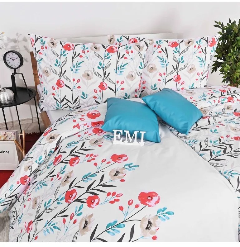 Obliečky bavlnené Nice EMI, Predĺžený set jednolôžko obsahuje 1x 140x220 + 1x 70x90