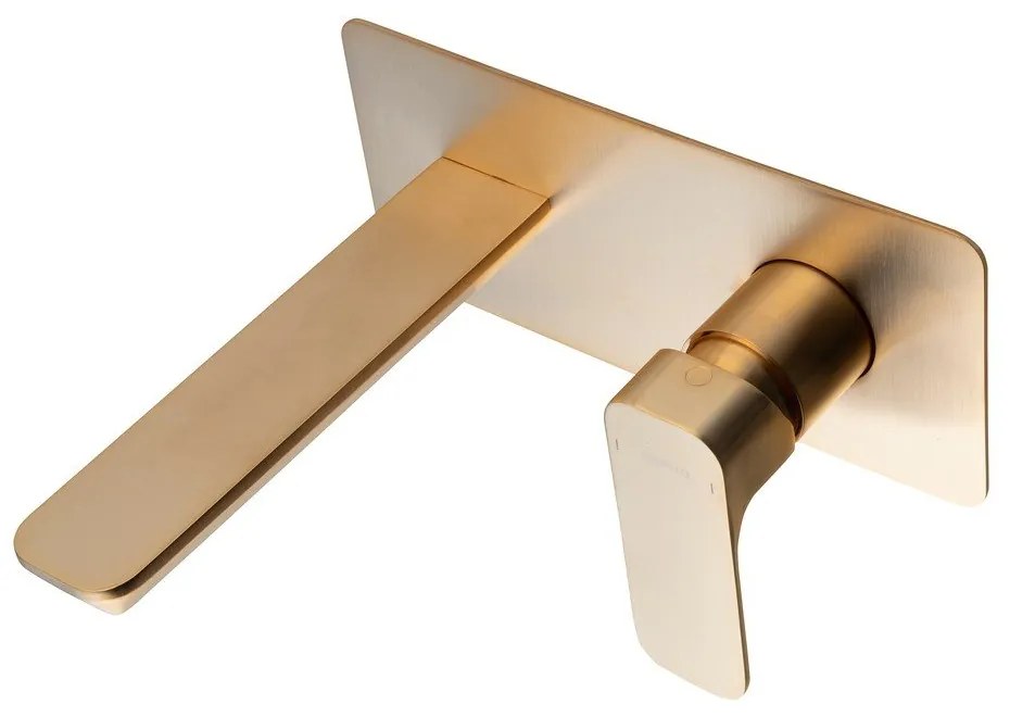 Podomietková umývadlová batéria v zlatej farbe (1 výstup) Spy – Sapho