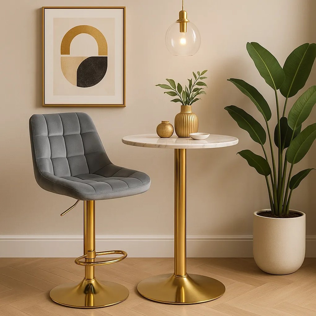 PROXIMA.store - Jedálenská barová stolička ARCOS FARBA: modrá