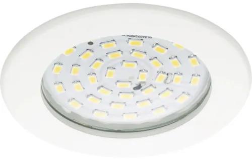 LED vstavané svietidlo Briloner IP44 10,5W 3000K biele