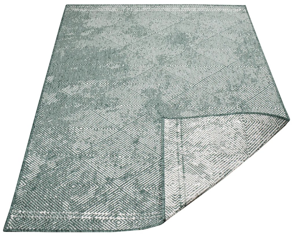 Dekorstudio Obojstranný koberec na terasu DuoRug 5845 - zelený Rozmer koberca: 200x290cm