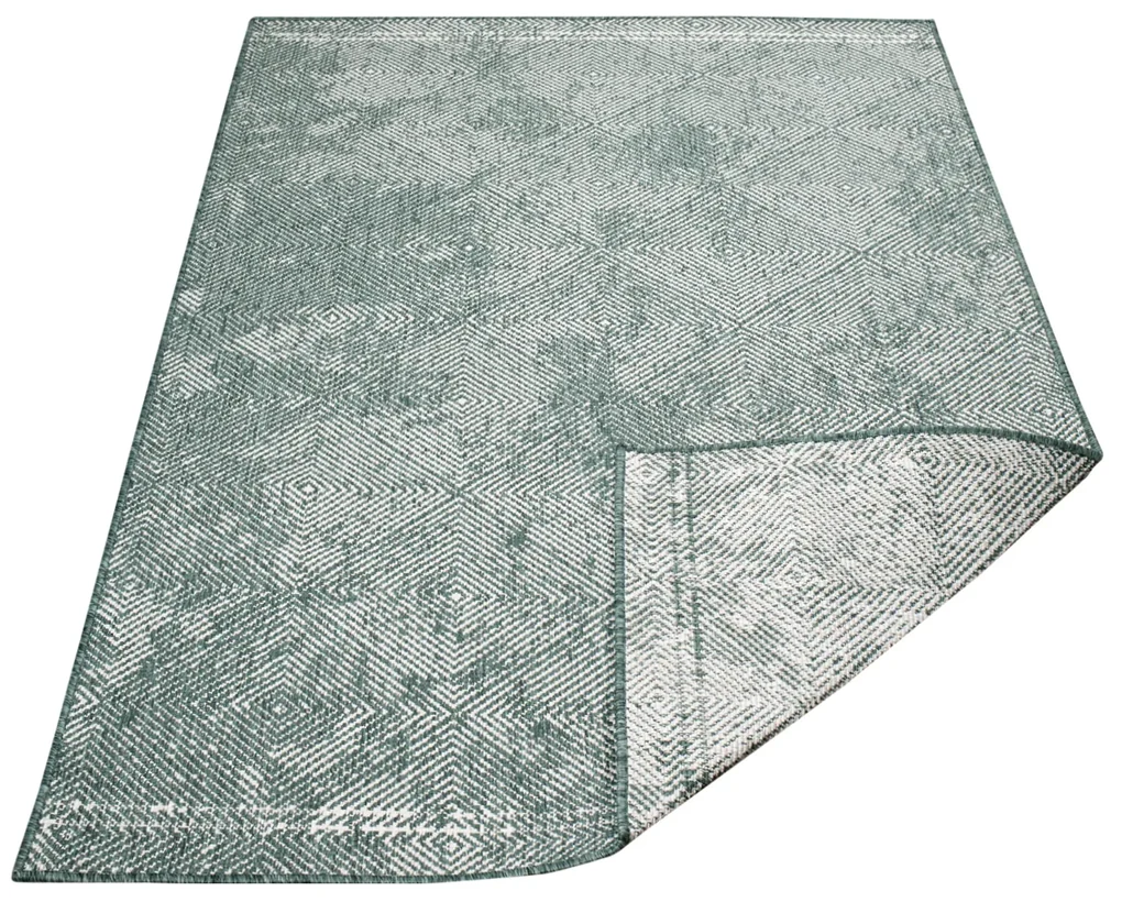 Dekorstudio Obojstranný koberec na terasu DuoRug 5845 - zelený Rozmer koberca: 200x290cm