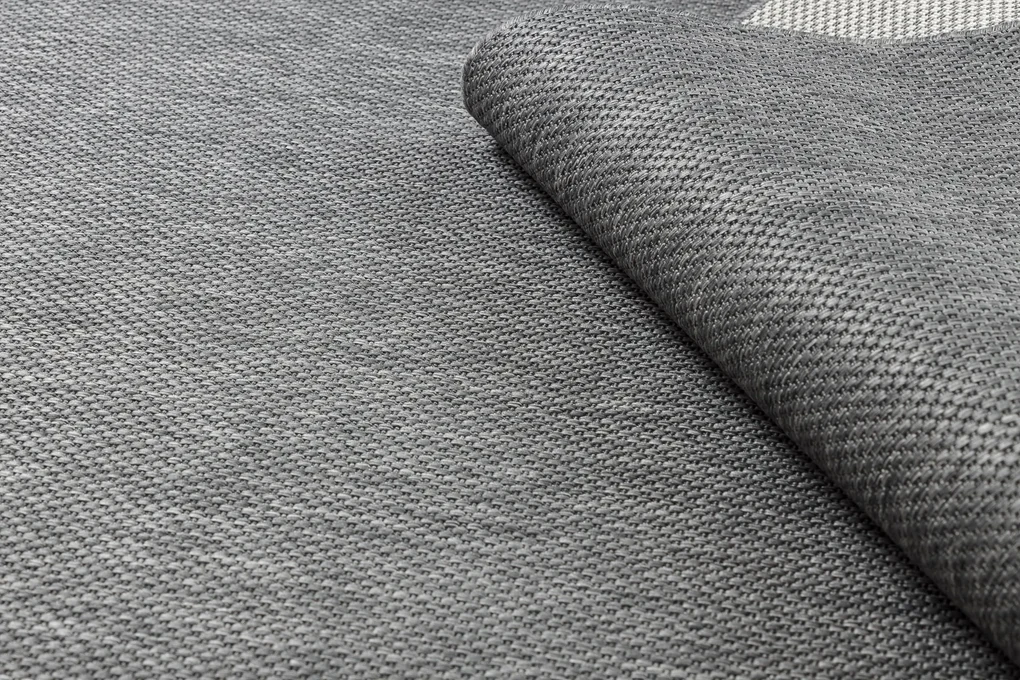 Koberec SISAL FLAT 48663/920 antracit HLADKÝ