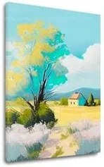 Krajinka na plátne Krajina v úplnom tichu