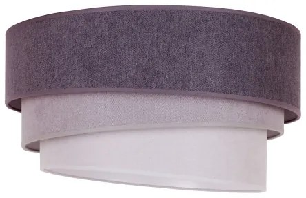 Duolla - Stropné svietidlo TRIO 1xE27/15W/230V pr. 45 cm antracit/šedá/biela