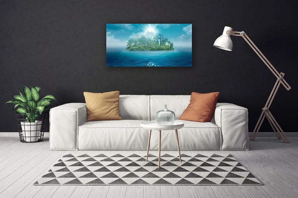 Obraz Canvas Ostrov more príroda 120x60 cm
