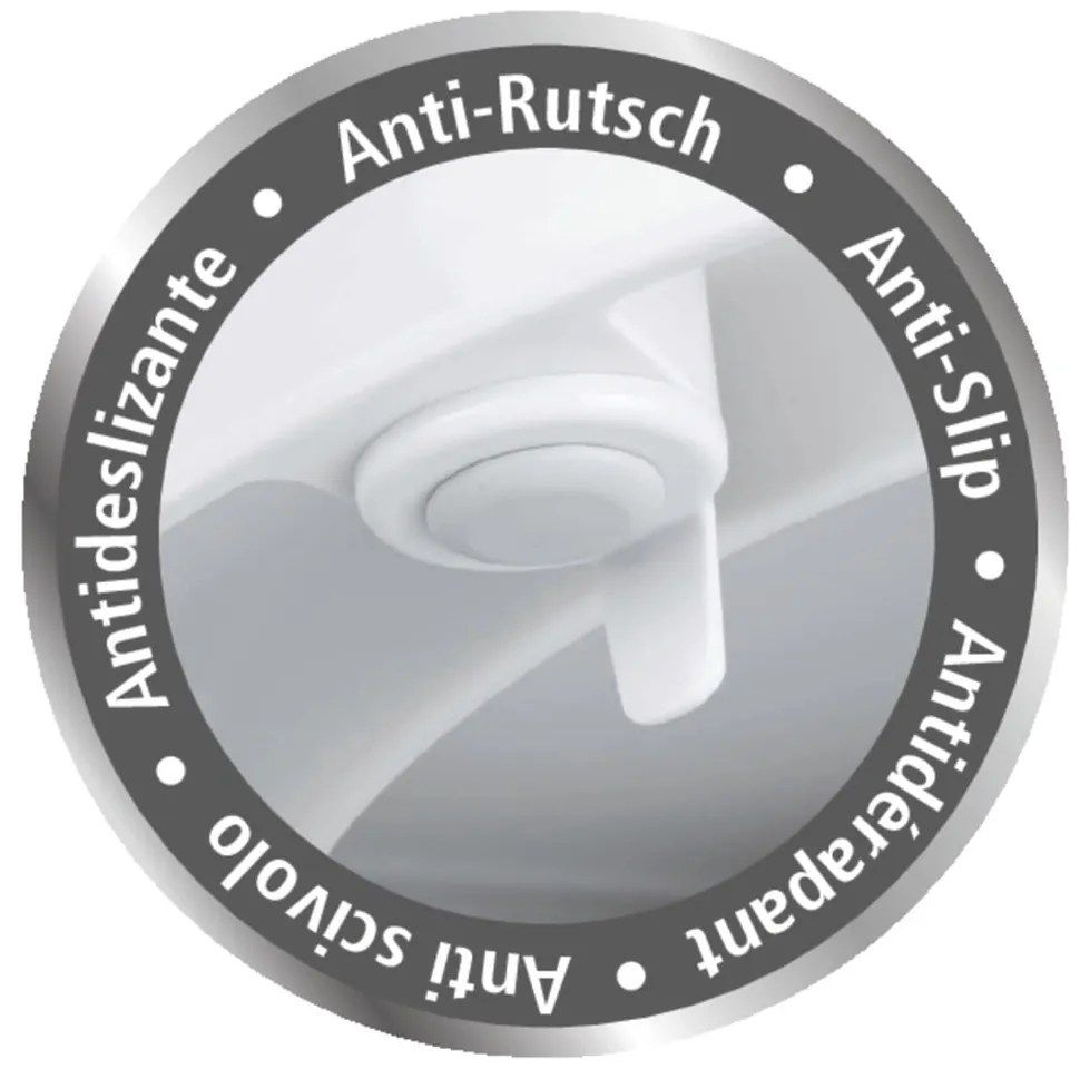 Záchodová doska s automatickým zatváraním 38 x 44,5 cm Menin – Wenko