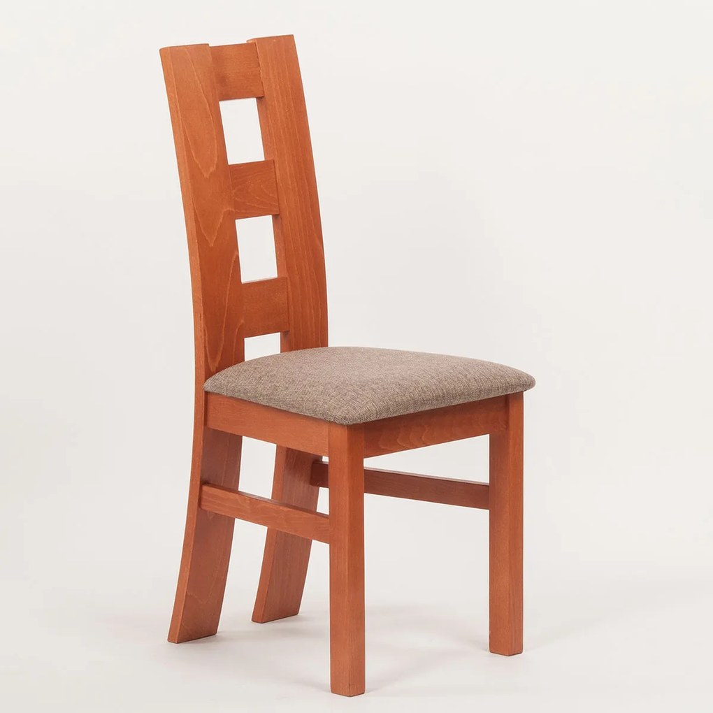 Stima jedálenská stolička VICTOR Vyberte odtieň ->: Čerešňa, Vyberte látku ->: BOSS camel 4