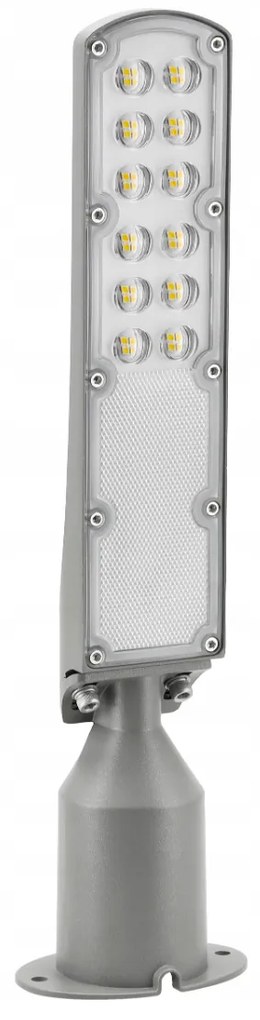 Germina LED pouličná lampa / lampáš HERMETIC 30W sivá 3000lm 5000K