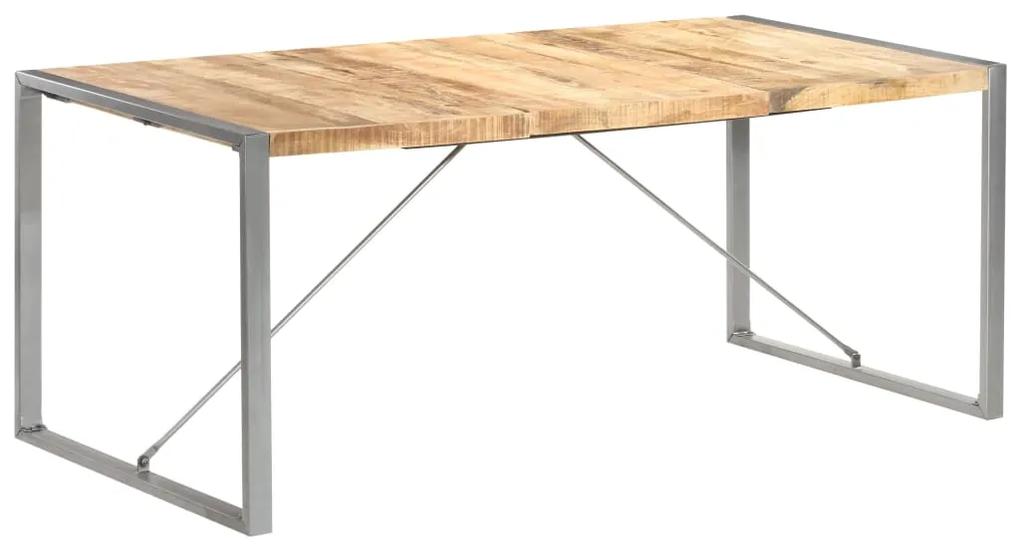 Jedálenský stôl 180x90x75 cm masívne surové mangovníkové drevo