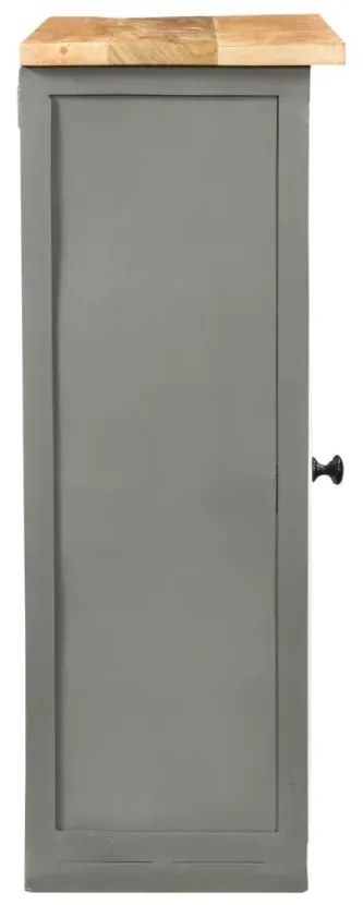 furniture-nabytek.cz - Masívna kúpeľňová nástenná skrinka Pinetown z mangového dreva, lakovaná, viacfarebná – 45×25×65 cm