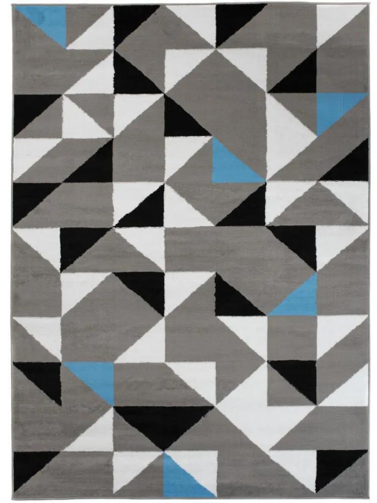 Kusový koberec PP Lester sivomodrý 120x170cm
