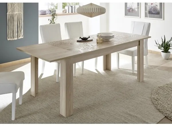 Rozkladací jedálenský stôl ARIA dub sonoma