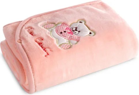 Detská deka na zips Pierre Cardin BABY 6 ružová