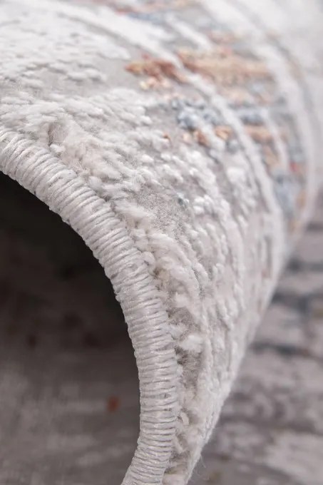 Koberec ASPEN M278C terakota / tmavosivý