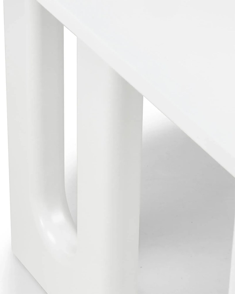Konferenčný stolík Lichi 120 cm biely