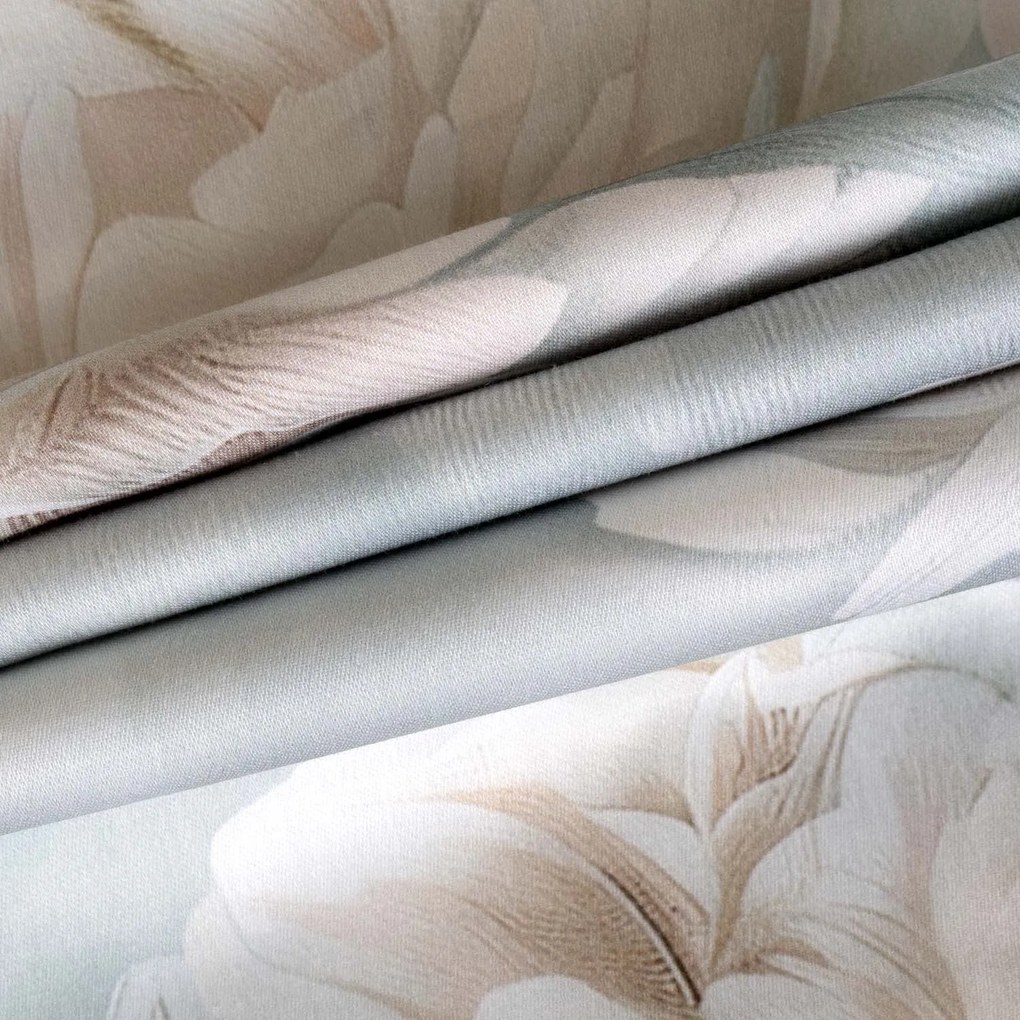 SATÉNOVÉ OBLIEČKY LUXURY HAVIN 200X220 CM, 2KS 70X80 CM KVETY