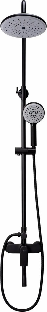Sprchová súprava Rea VERSO s výtokom do vane - čierna