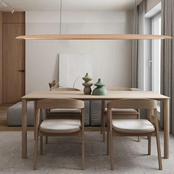 LED Luster na lanku LED/26W/230V 4000K 150 cm buk/masív