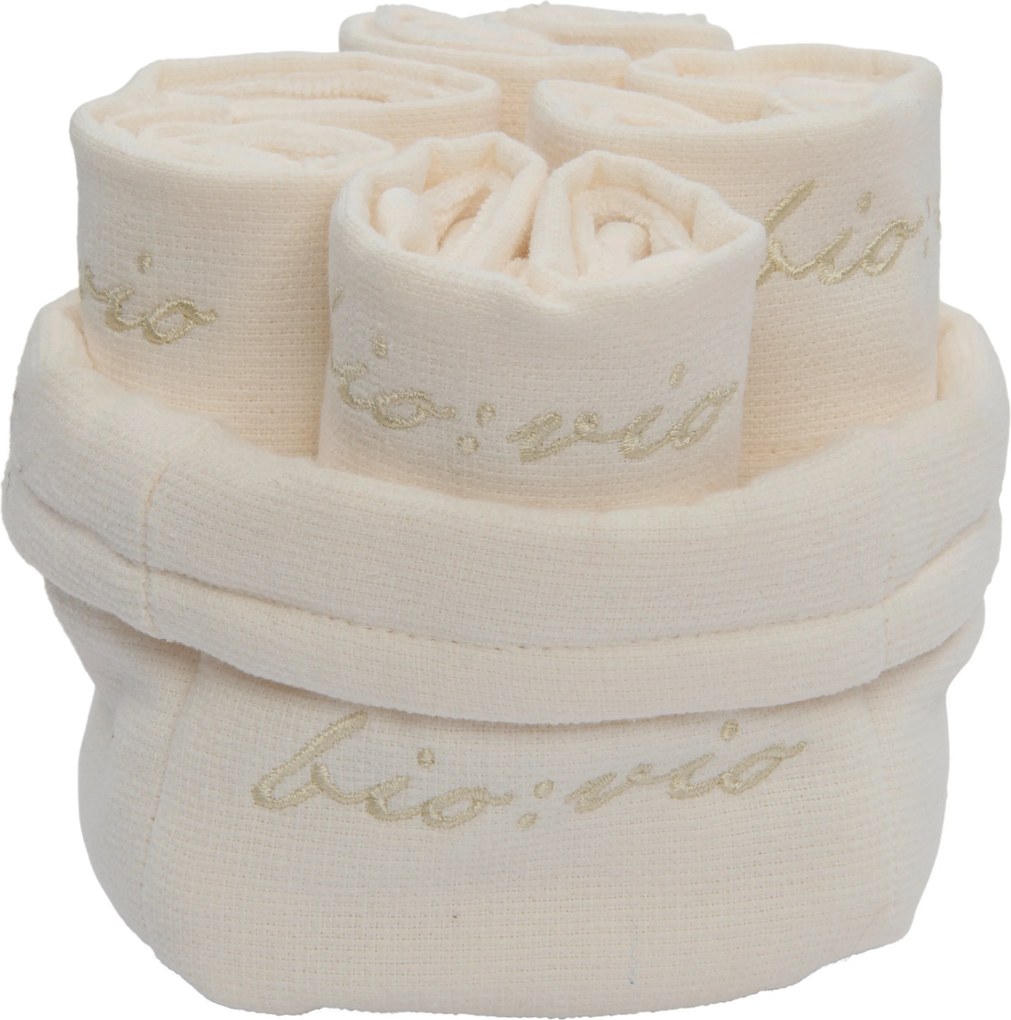 XXXLutz SADA UTERÁKOV NA TVÁR, 30/30 cm, biela Bio:Vio - Kúpeľňový textil - 004417013102