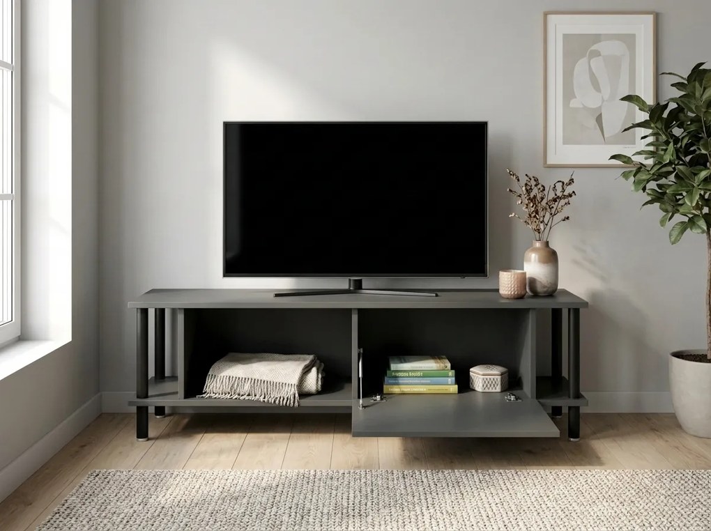 TV stolík PARIS 150 cm, antracit