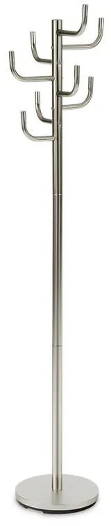 Vešiak stojanový 80609-07 brúsený nikel, výška 175 cm, nosnosť 10 kg
