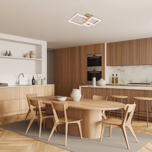 Rabalux 71384 - LED Stropné svietidlo AMILIA LED/22W/230V 3000/4000/6500K zlatá