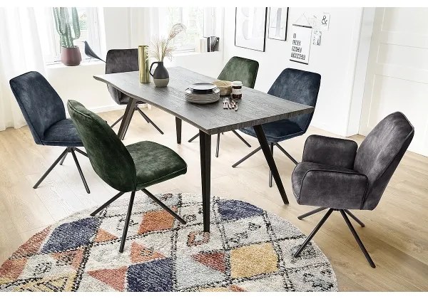 Jedálenská stolička NEXORO 1 ks antracit