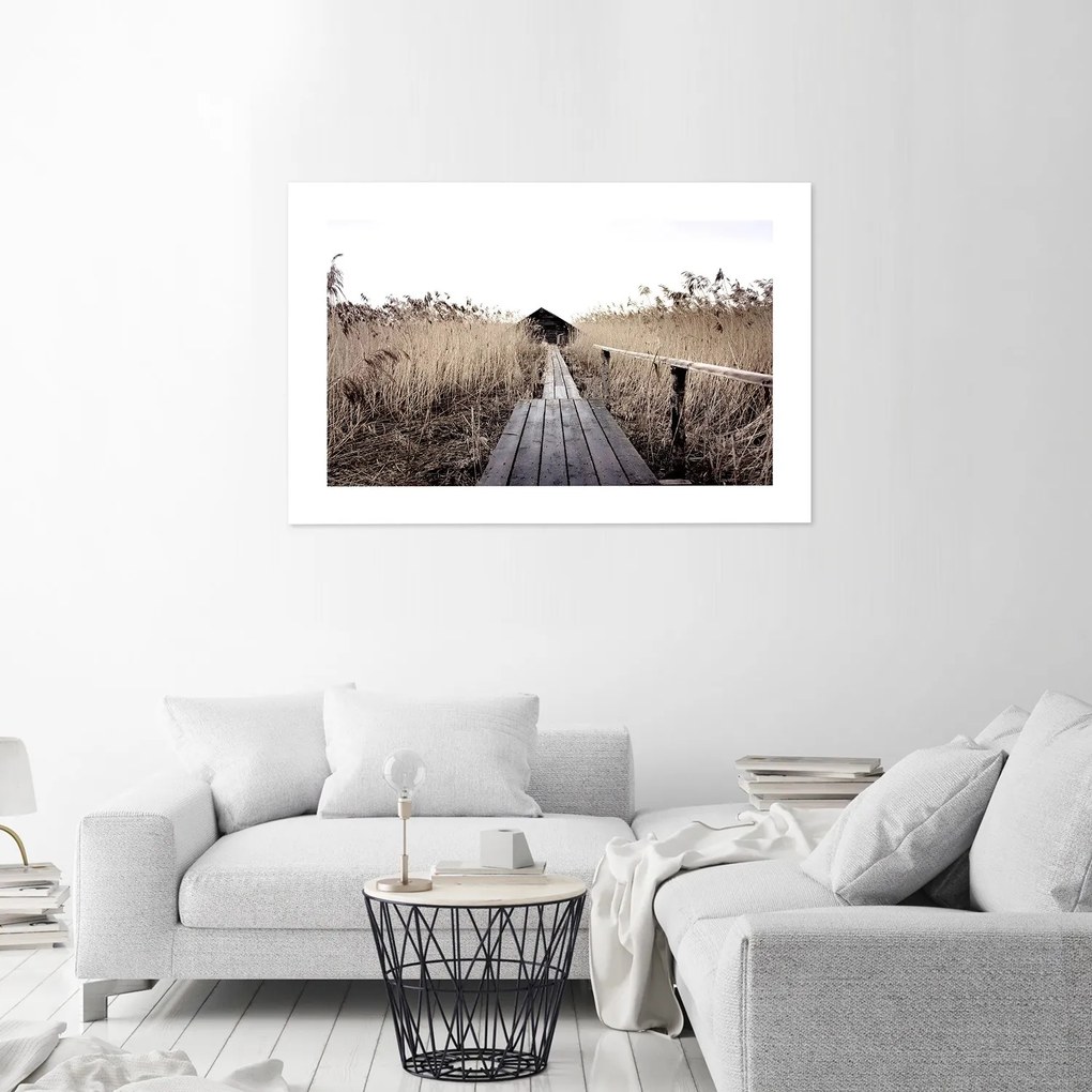Gario Plagát Staré mólo vo vysokom rákosí Farba rámu: Bez rámu, Rozmery: 60 x 40 cm
