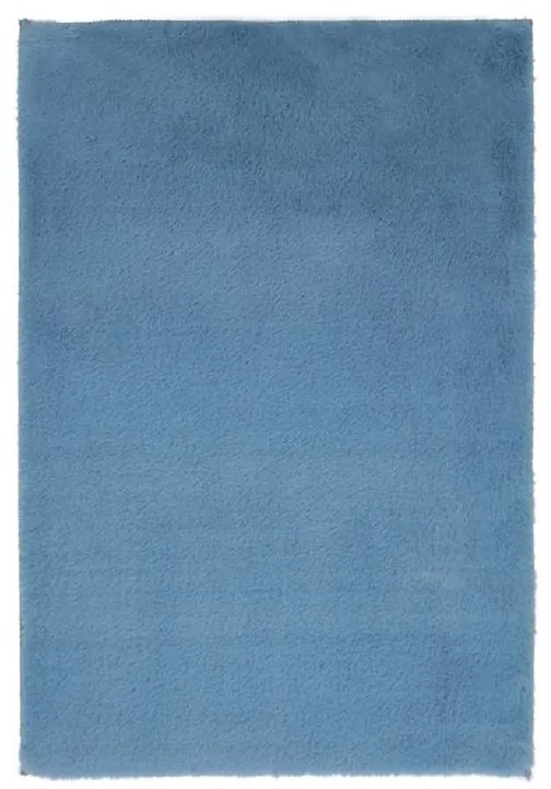 Kúpeľňový koberec 50x90 cm modrý