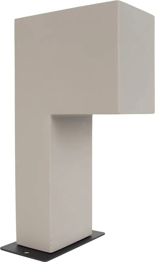 Moderný vonkajší stĺpik sivý 35cm IP44 - Pompei