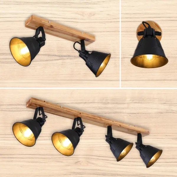 Globo 15466S-1 - Nástenné bodové svietidlo GÜNTHER 1xE27/60W/230V