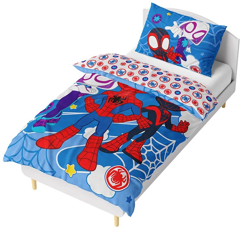 Carbotex Mikroplyšové povlečení Spidey ÚžasníPřátelé, 140 x 200 cm, 70 x 90 cm