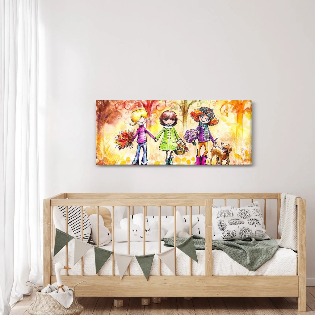Obraz - Priateľstvo (120x50 cm)