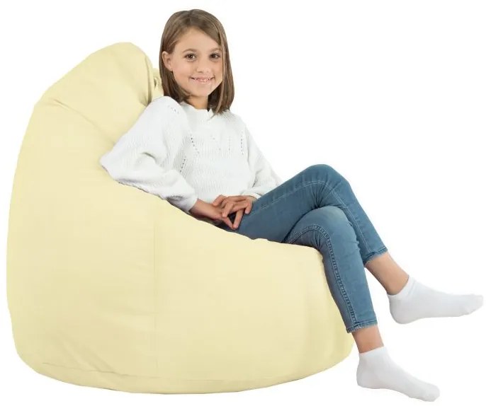 Sedací vak BAG Sako XL Ekokoža Farba: 7.Krémový